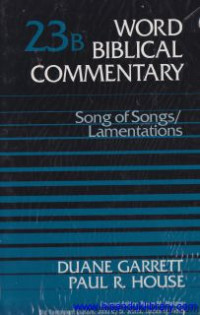 Image of Word Biblical Commentary - Vol.23b : Song of Songs/Lamentations
