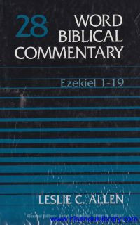 Image of Word Biblical Commentary - Vol. 28 : Ezekiel 1-19