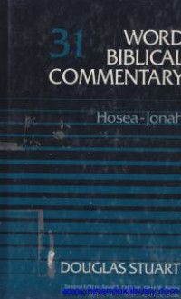 Image of Word Biblical Commentary - Vol.31 : Hosea-Jonah