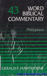 Image of Word Biblical Commentary -Vol.43 : Philippians