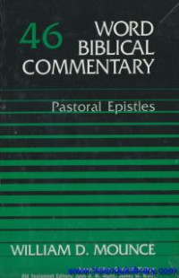 Image of Word Biblical Commentary - Vol.46 : Pastoral Epistle
