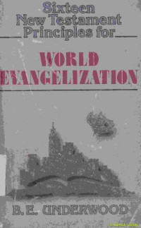 Image of Sixteen new testament principles for world Evangelization